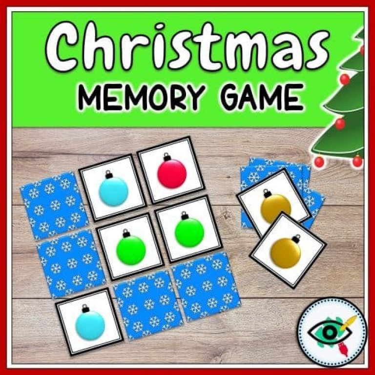 Christmas - Matching Game - Lightbulb Colors 