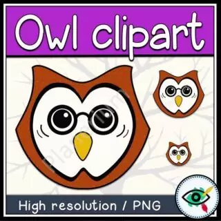 Owl Faces Clipart - Image 4