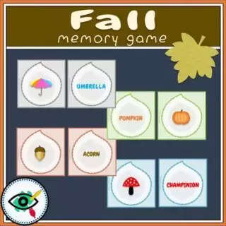 Fall Symbols Memory Game - Image 3
