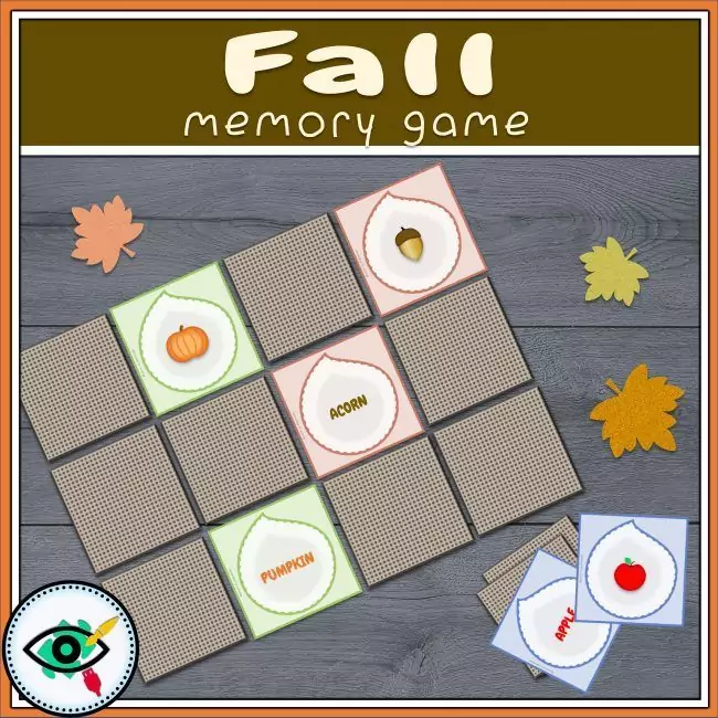 Fall Symbols Memory Game