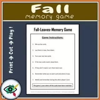 Fall Symbols Memory Game - Image 6