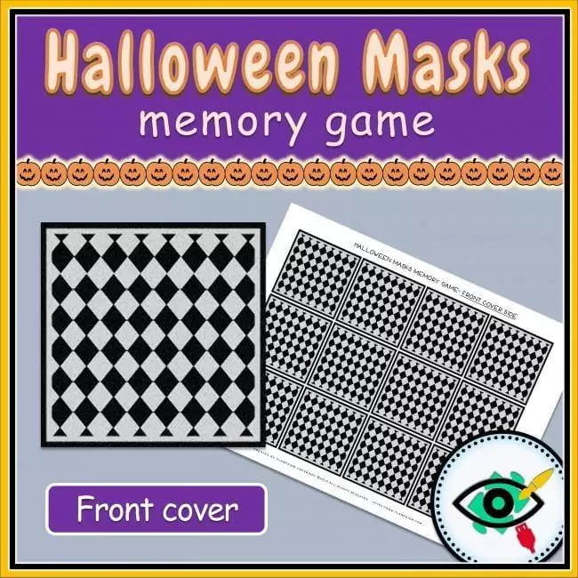 Halloween Masks Matching Game