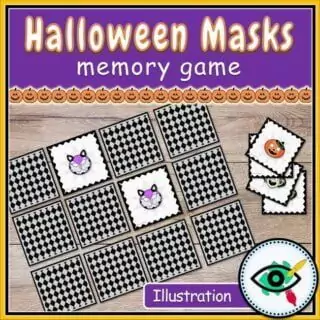 Halloween Masks Matching Game - Image 6