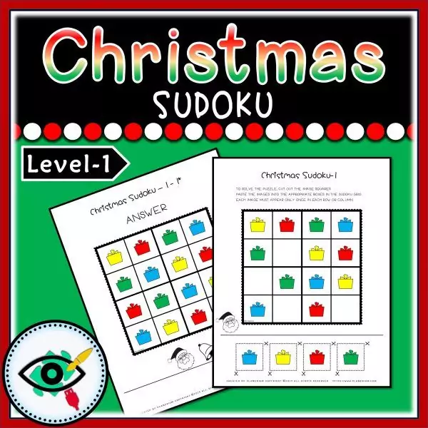 Christmas Sudoku Gifts and Lights