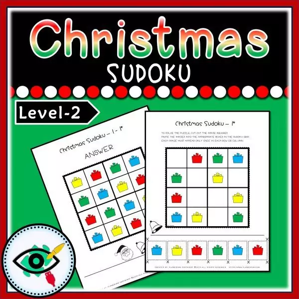 Christmas Sudoku Gifts and Lights