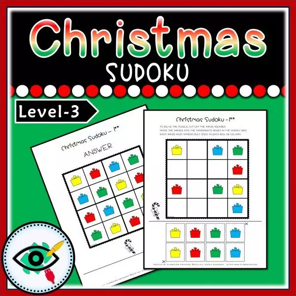 Christmas Sudoku Gifts and Lights