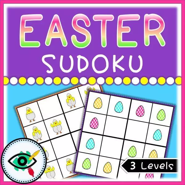 Easter Symbols Sudoku Puzzles