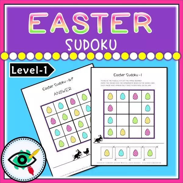 Easter Symbols Sudoku Puzzles