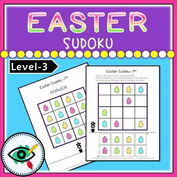 Easter Symbols Sudoku Puzzles