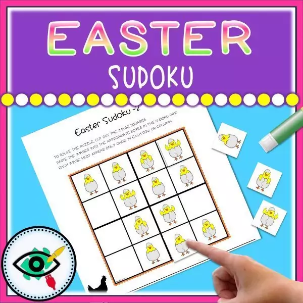 Easter Symbols Sudoku Puzzles