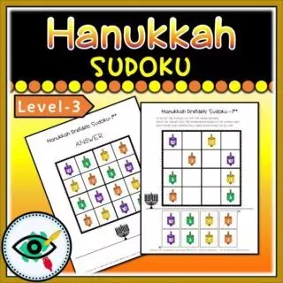 Hanukkah Dreidels Sudoku - Image 5