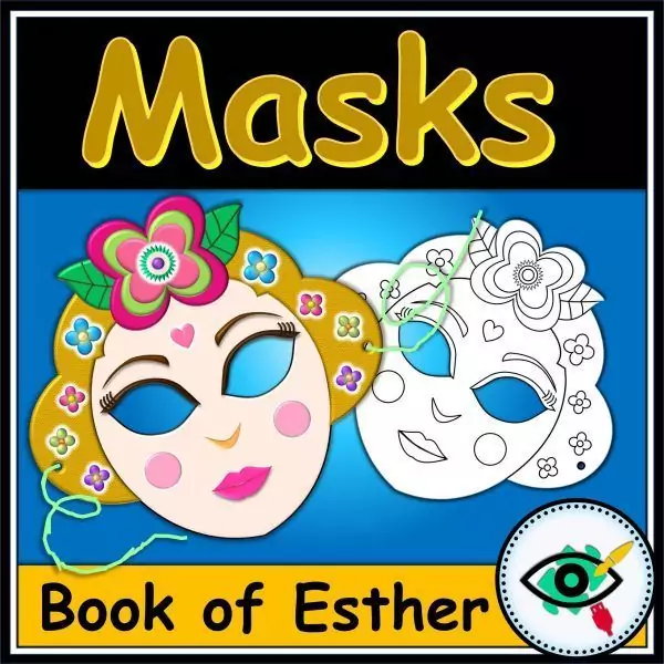 Purim Craft - Book of Esther Masks