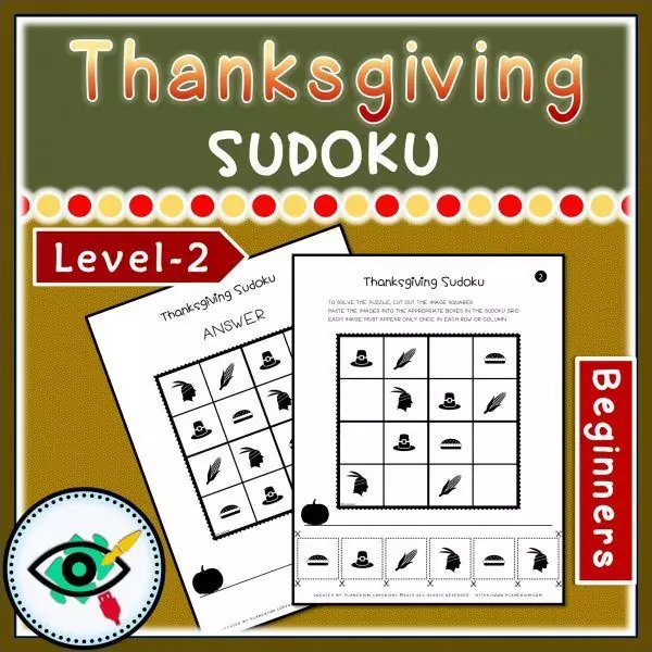 Thanksgiving Symbols - Sudoku Puzzle