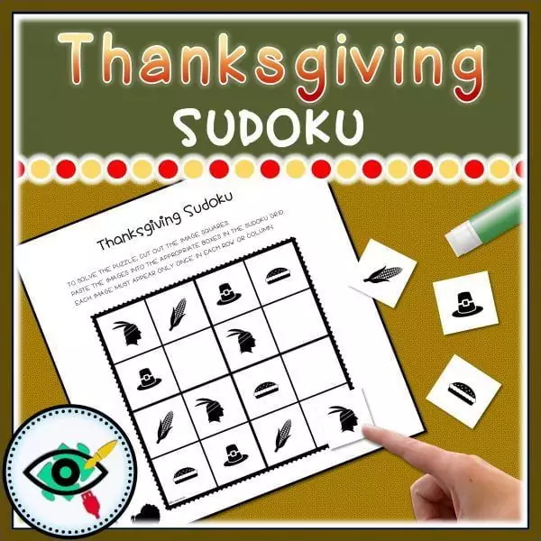 Thanksgiving Symbols - Sudoku Puzzle