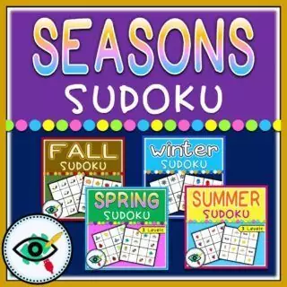 Four Seasons - Sudoku Puzzles - Bundle - Image 1