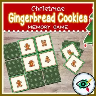 Christmas Gingerbread Cookies Matching Game - Image 4