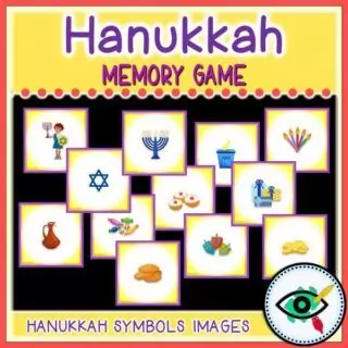 Hanukkah Symbols Matching Game - Image 3