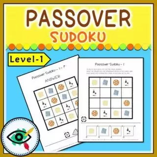 Passover Sudoku - The Seder and Four Sons - Image 3