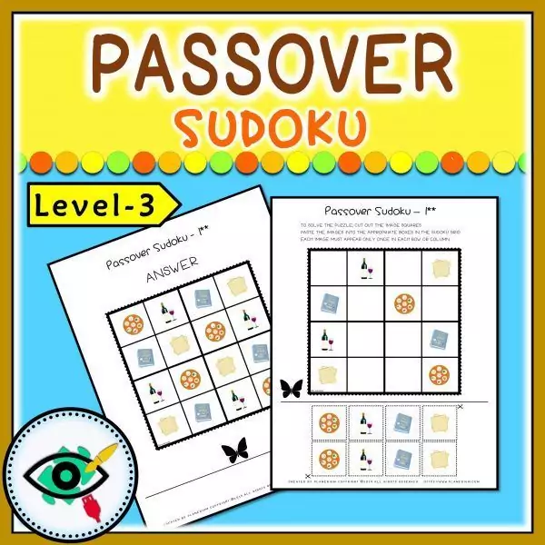 Passover Sudoku - The Seder and Four Sons