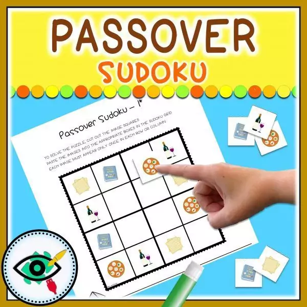 Passover Sudoku - The Seder and Four Sons