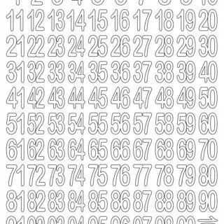 100 Days of School - Coloring Page - 1 to 100 | Planerium