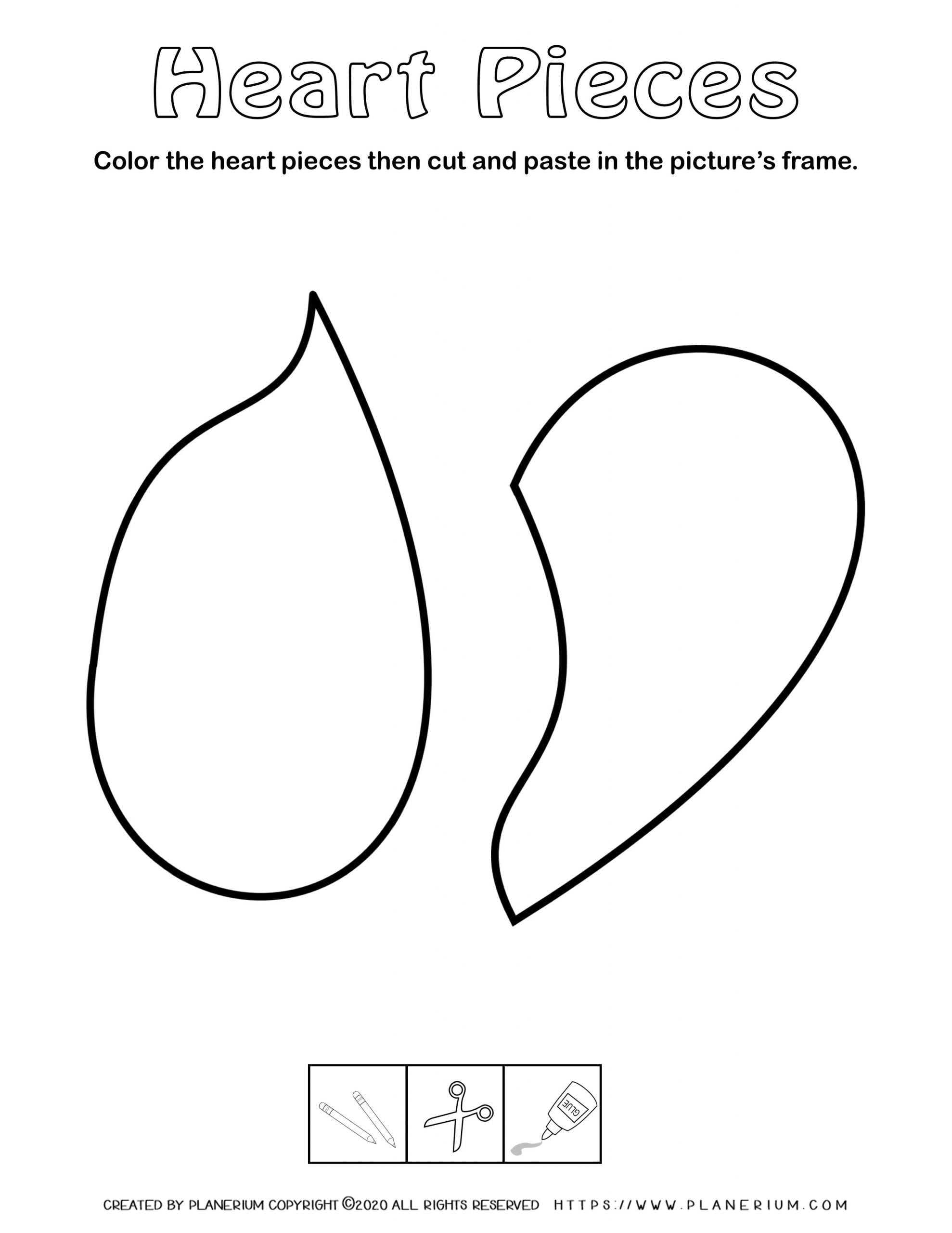 valentines day puzzle worksheet