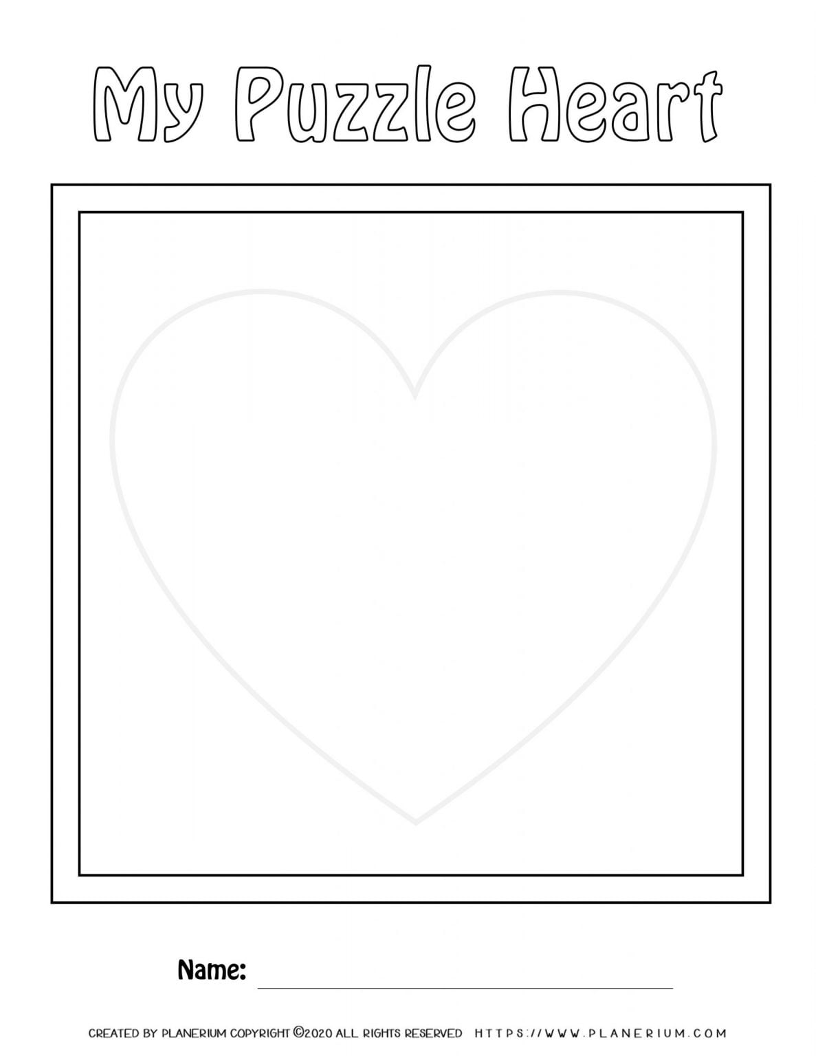 valentines day puzzle worksheet