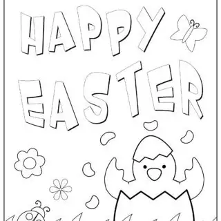 Happy Easter sign