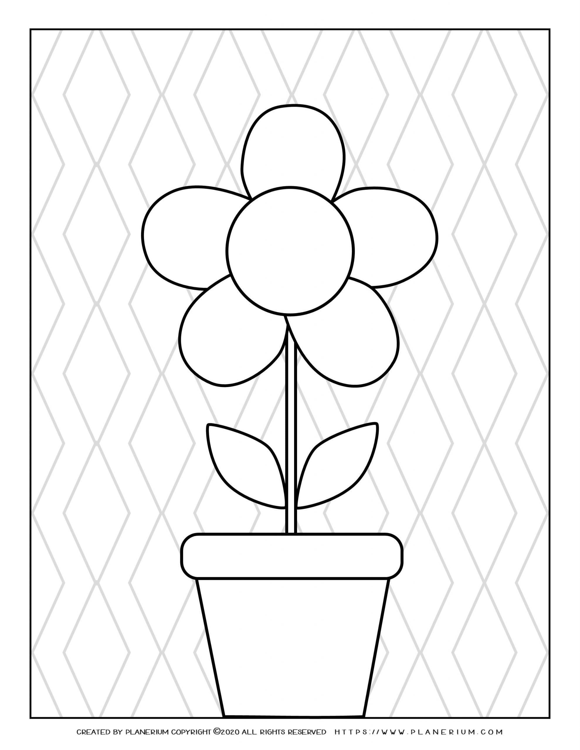 zigzag coloring page