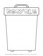 Earth Day - Worksheet - Recycle Bin | Planerium