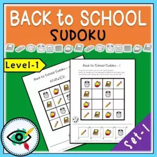 Back to School - Sudoku - Title 1 | Planerium