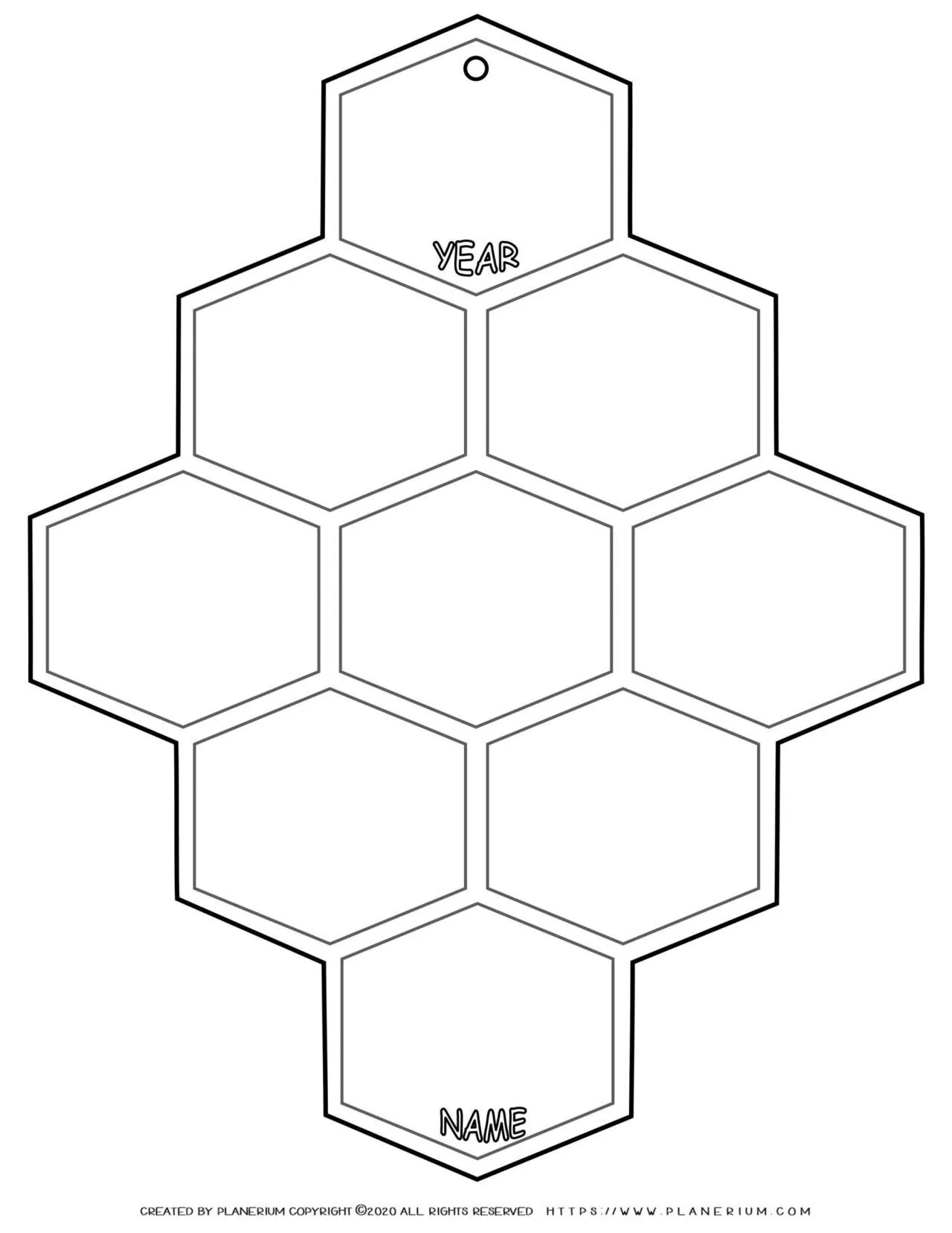 End of Year Worksheet Review School Year Hive Template