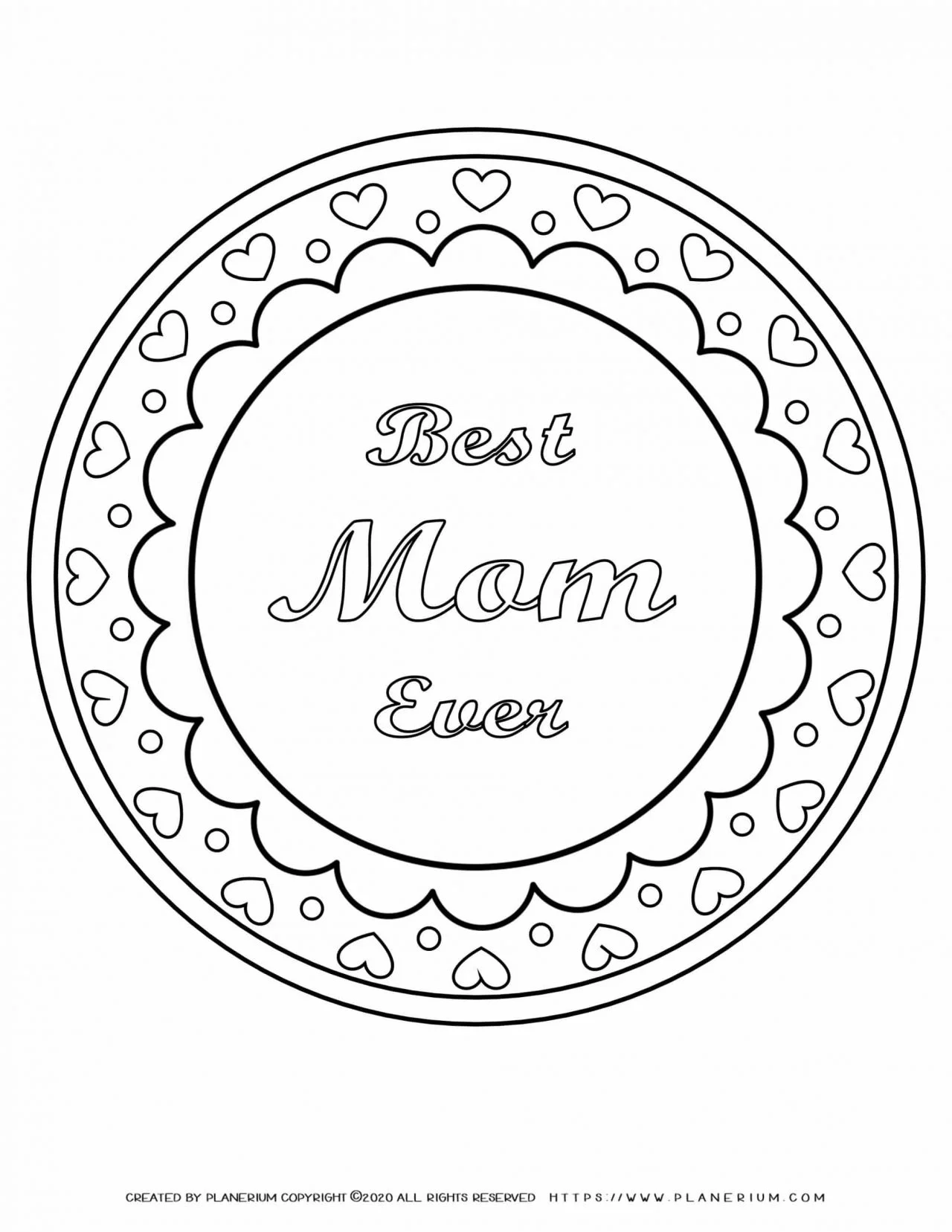 Mother's Day Coloring Pages - Celebrate the BEST Mom