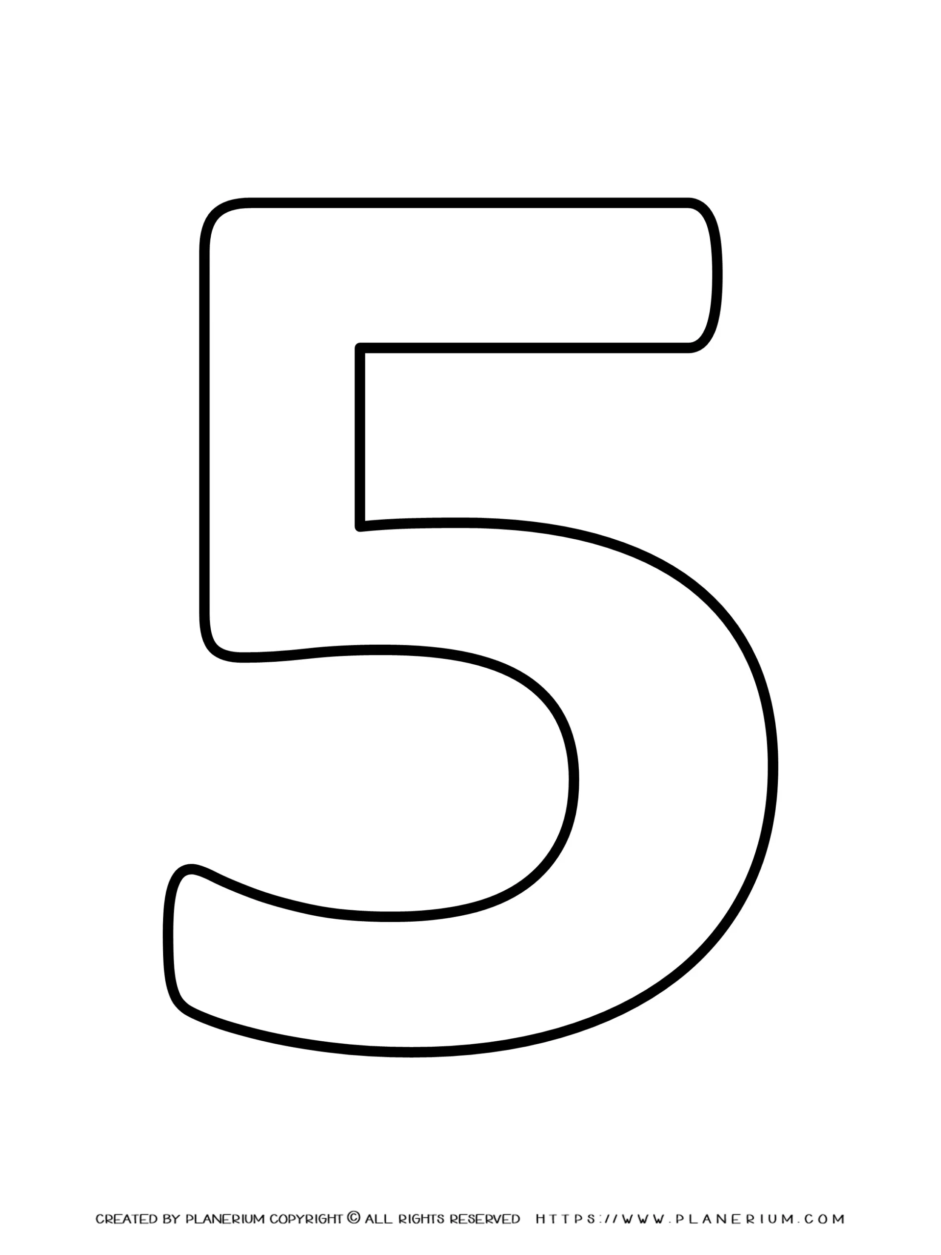 the number five