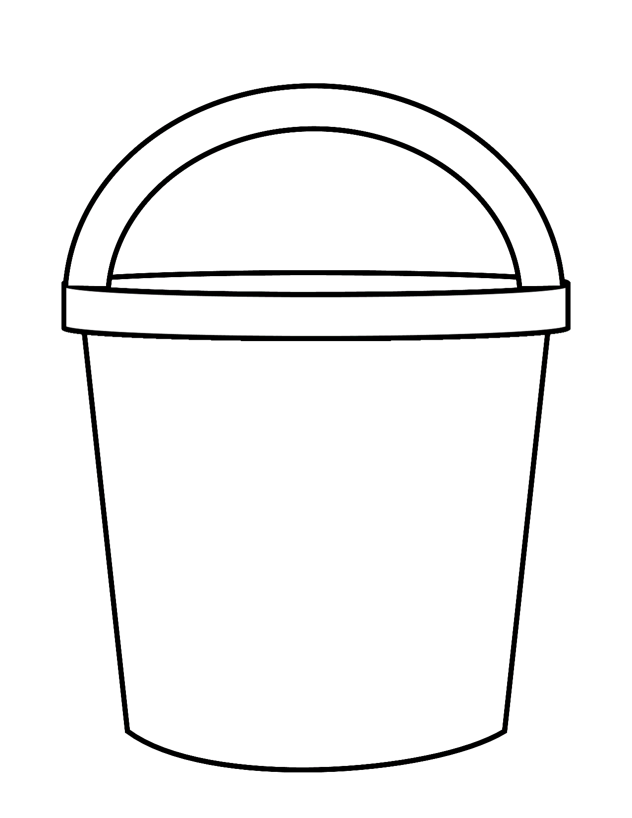 sand bucket template