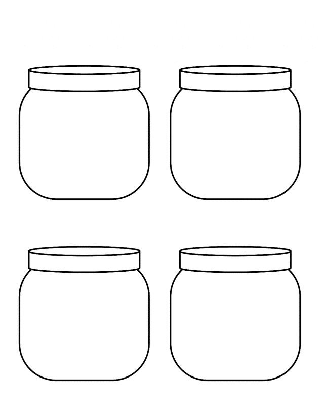 Four Jars Template | Planerium