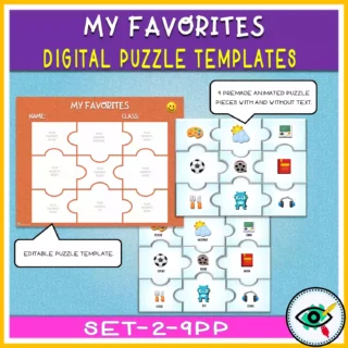 Puzzle templates in PowerPoint for Distance Learning - Featured 4