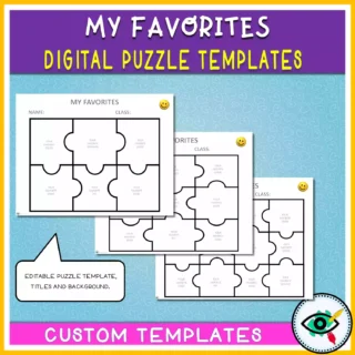 Puzzle templates in PowerPoint for Distance Learning - Featured 7