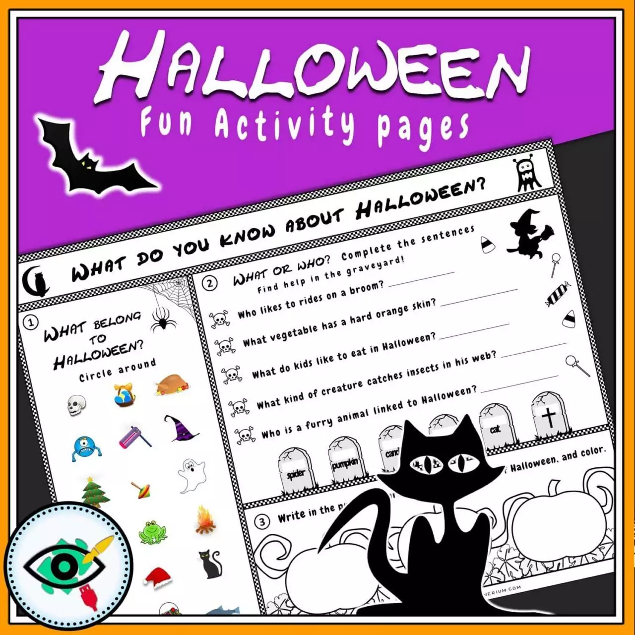 Halloween - Activity Pages for Kids