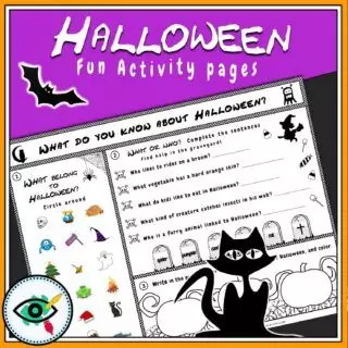 Halloween - Activity Pages for Kids - Image 2