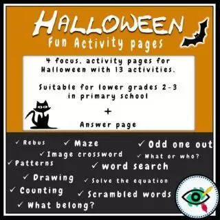 Halloween - Activity Pages for Kids - Image 5