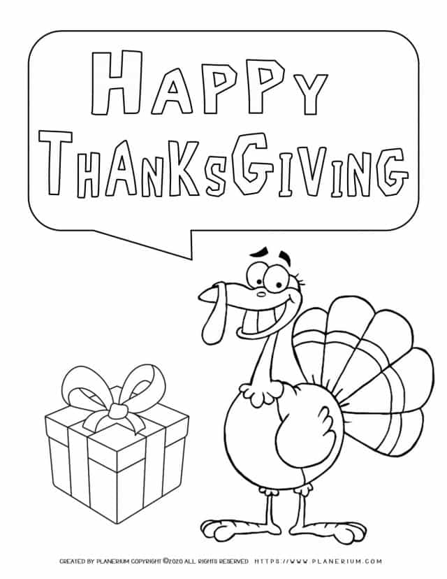 happy-thanksgiving-and-a-smiling-turkey-coloring-page-planerium