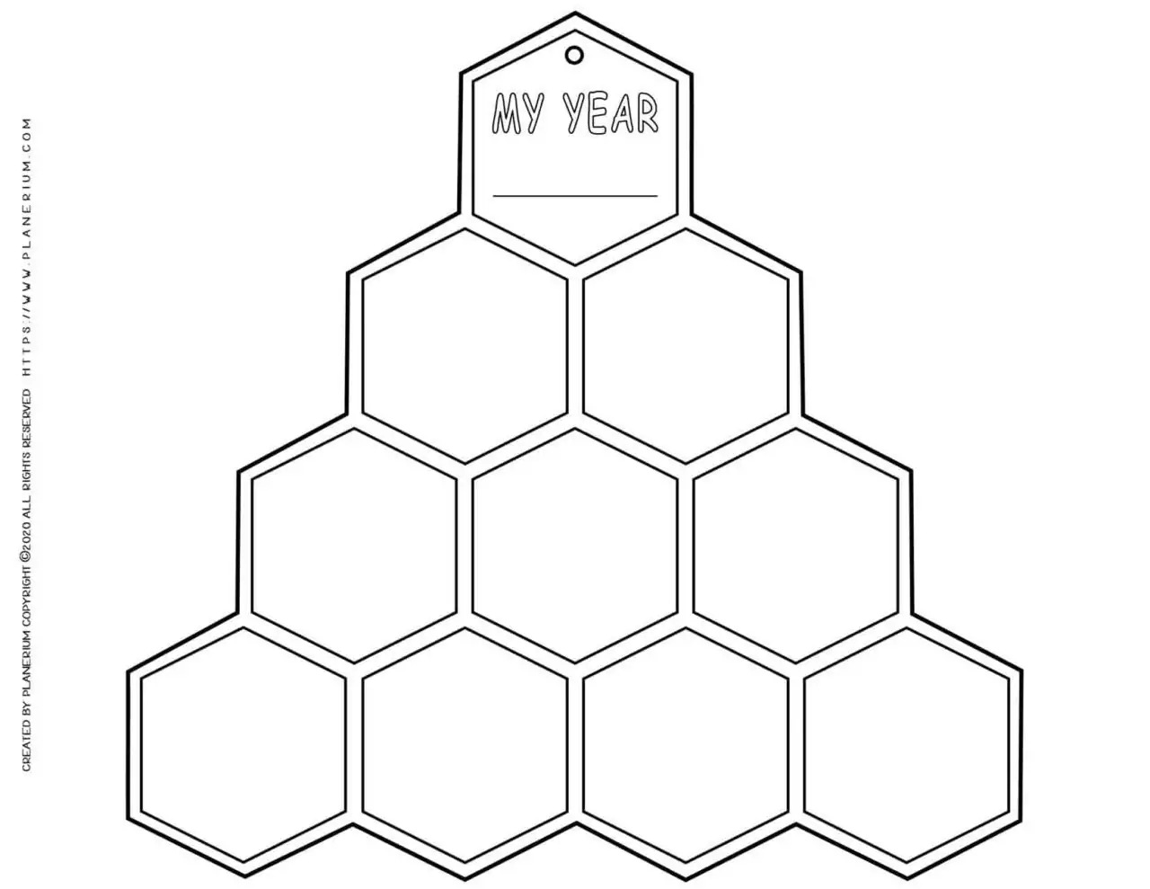 Self Reflection - Template - Concept Map Hive for Decoration | Planerium