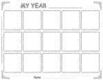 Self Reflection - Worksheet Template - Fifteen Squares Grid | Planerium