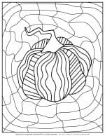 Adult Coloring Pages - Pumpkin - Free Printable | Planerium