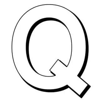 Alphabet Coloring Page - English Letter Q Capital | Planerium