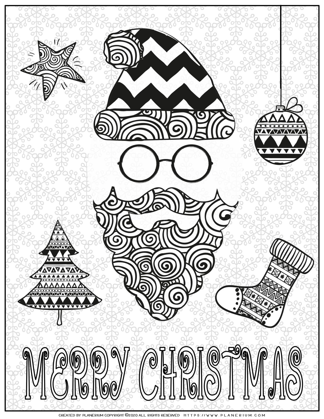 Merry Christmas Drawing Circle Template Graphic by Creative Designs ·  Creative Fabrica