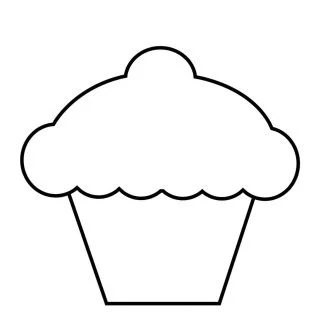 Cupcake Outline png images | PNGEgg