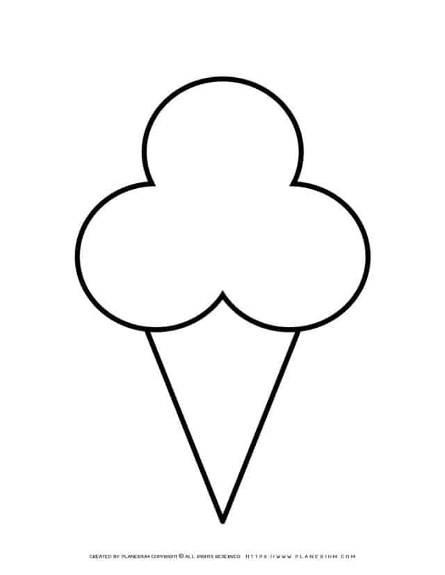 Ice Cream Cone Template | Planerium