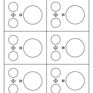 Math Equation - Division Template | Planerium